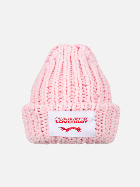 CHARLES JEFFREY LOVERBOY｜Chubby厚棉針織帽-粉