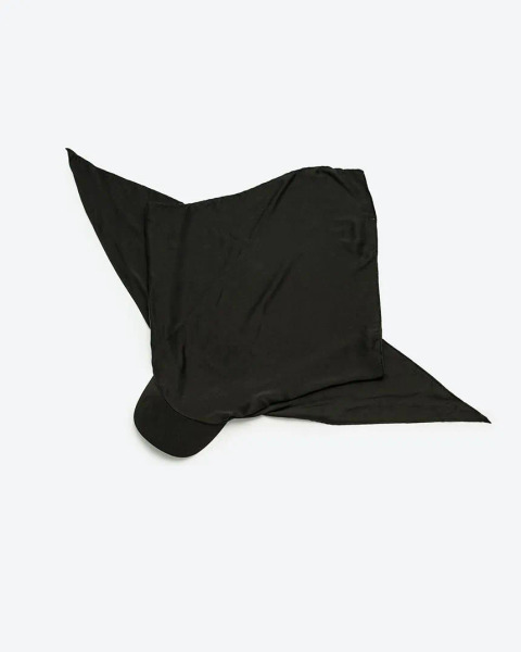 KIJIMA TAKAYUKI｜真絲拼接頭巾遮陽帽