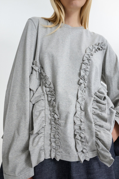 CECILIE BAHNSEN｜Alva 荷葉飾邊長袖上衣