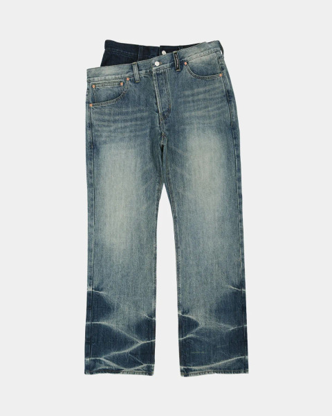 ADSB ANDERSSON BELL｜不對稱多層次寬管牛仔褲