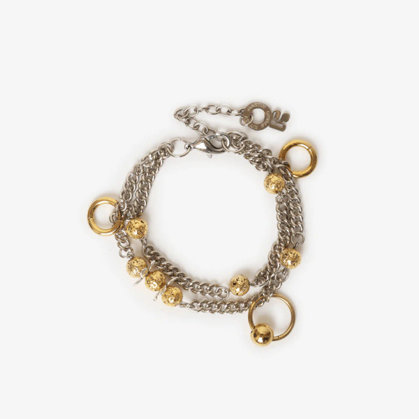 KITESY MARTIN STUDIO｜Le Pluton 黃銅熔岩石踝鍊