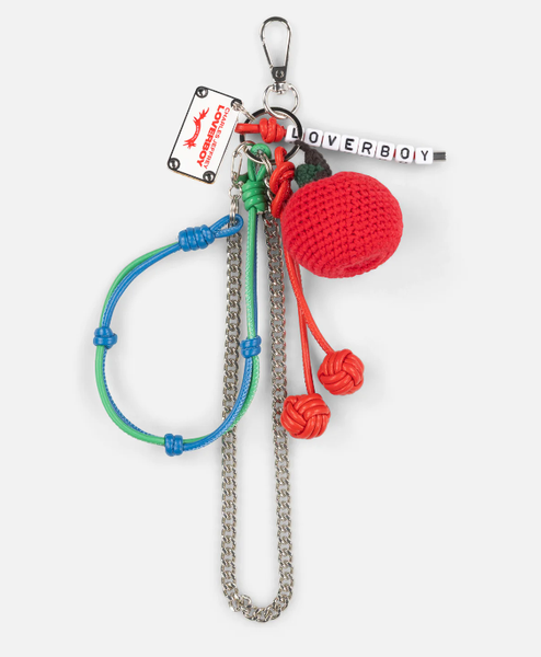 CHARLES JEFFREY LOVERBOY｜編織包包吊飾-蘋果款