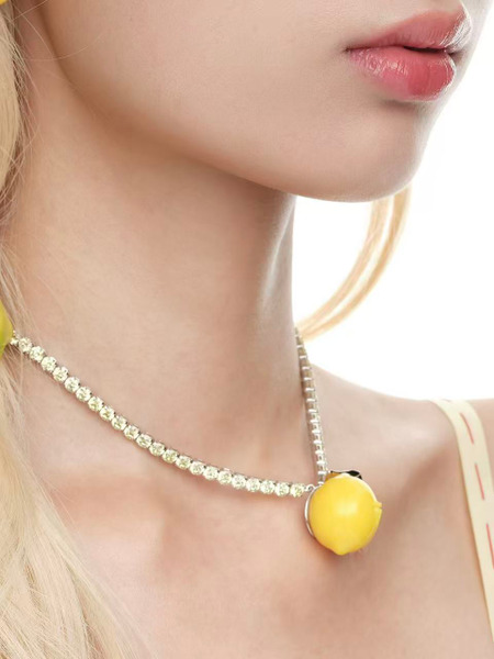 YVMIN｜檸檬寶石項鍊