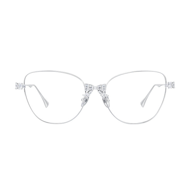 YVMIN｜蝴蝶結大方框平光眼鏡