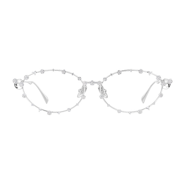 YVMIN｜花朵寶石裝飾平光眼鏡