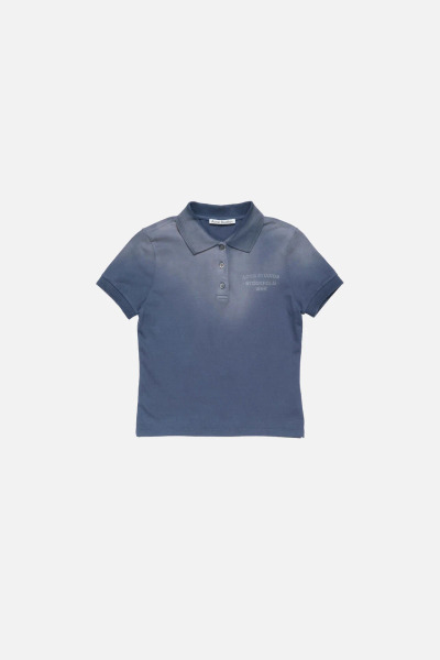 ACNE STUDIOS｜噴染風Polo短袖T恤