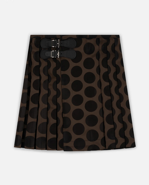 CHARLES JEFFREY LOVERBOY｜波點提花迷你百褶裙