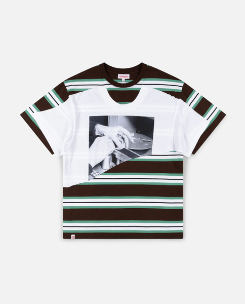 CHARLES JEFFREY LOVERBOY｜條紋印花寬鬆T恤