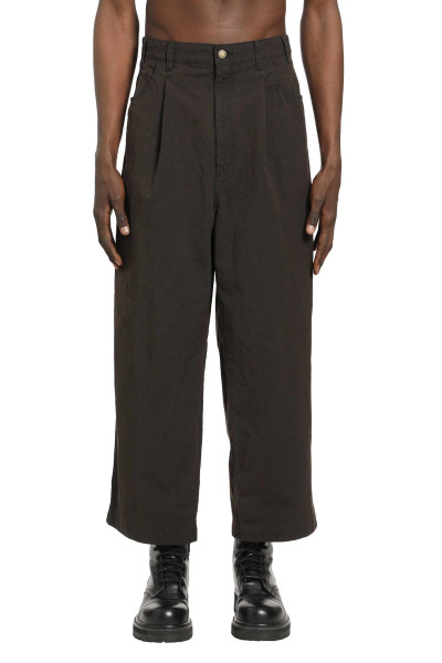 COMME DES GARCONS HOMME｜打褶棉質帆布長褲