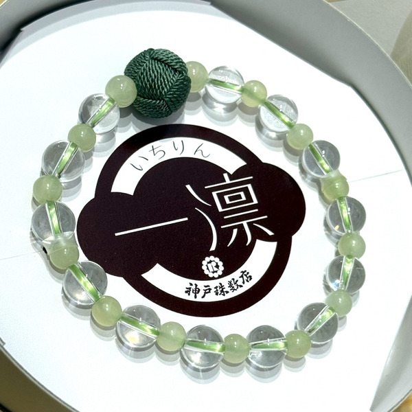 一凛 小田卷梵天 晶石混搭白水晶手鍊