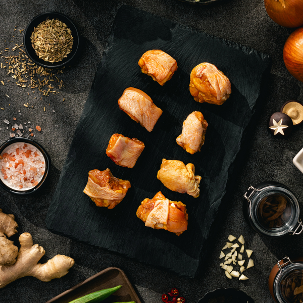 【肉本牧】南洋咖哩骨腿丁(生)｜300g