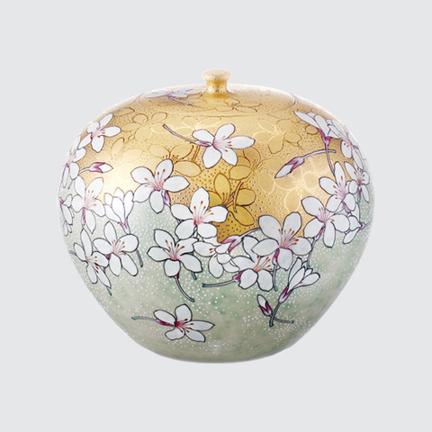 CM371】加賀描金師 仙石可峰作 花唐草 隅切四方膳 五客 木製 折敷 武蔵