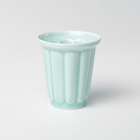 青瓷-免丟陶瓷收藏版-梅花對杯安達窯Anta Pottery