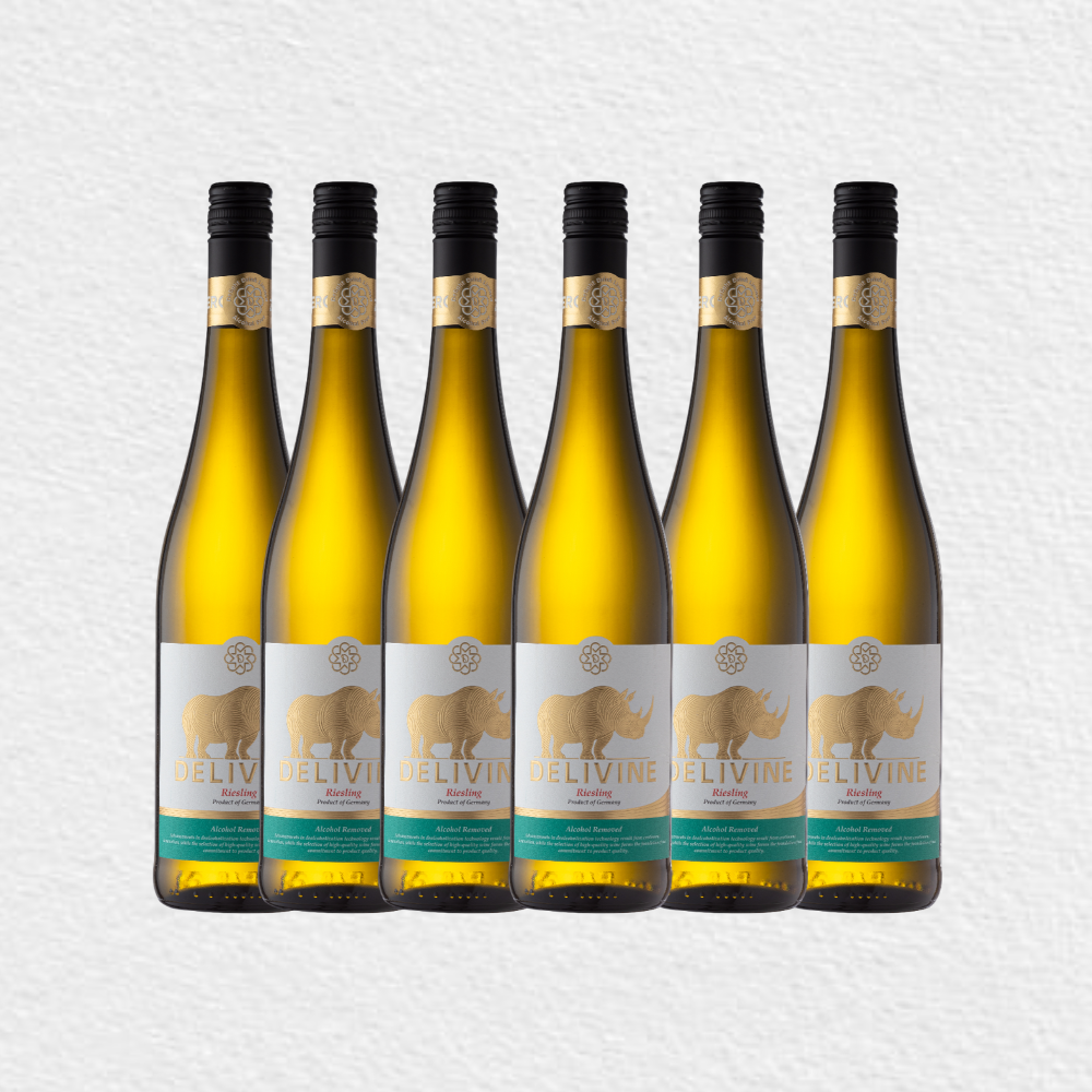 DELIVINE】德易喝犀牛雷司令無酒精白酒6入組｜買越多越划算DELIVINE 德