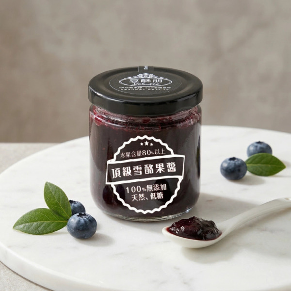 藍莓雪酪果醬-220g