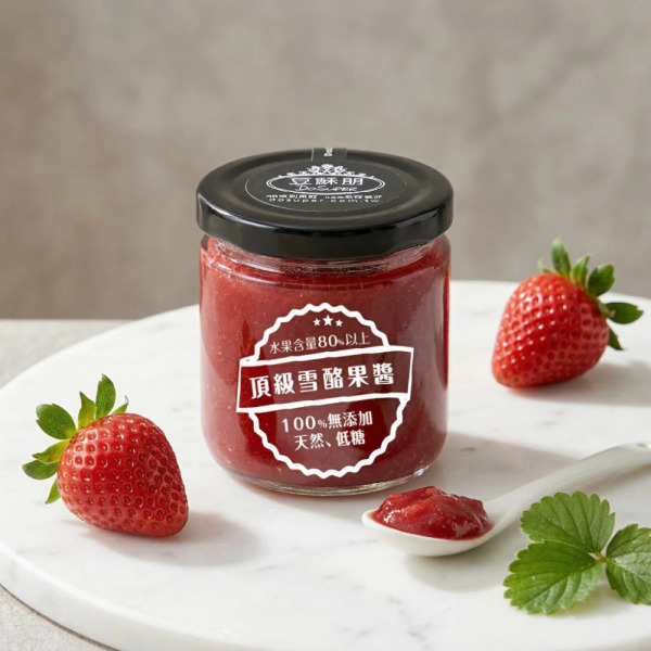 草莓雪酪果醬-220g