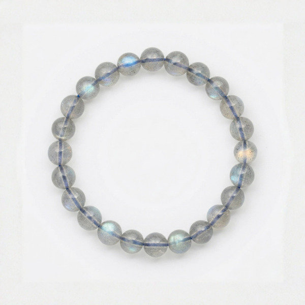 【中性款】拉長石素串手鍊