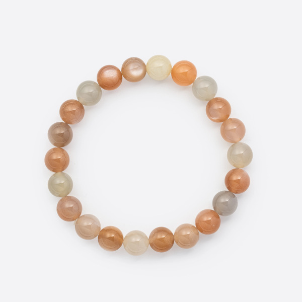 【中性款】彩月光純淨素串手鍊