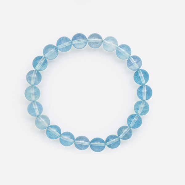 【中性款】海藍寶純素串手鍊