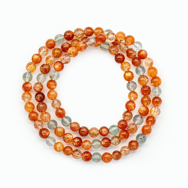 【手鍊/項鍊兩用】金太陽純素串