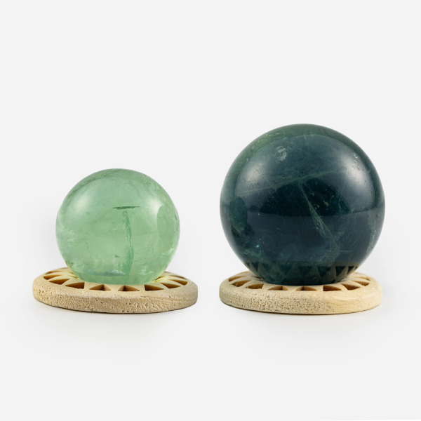 【藍綠】螢石球