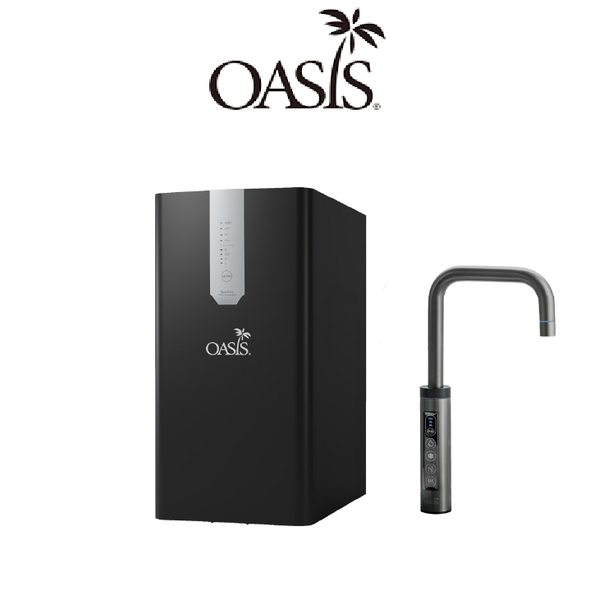 OASIS LUXES-FIZZ-401 櫥下極奢氣泡三溫UVC飲水機 隕石灰