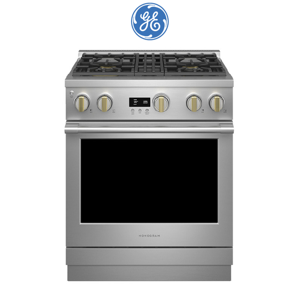 GE奇異 ZGP304NTSS Monogram® 30吋瓦斯型四口單層爐連烤