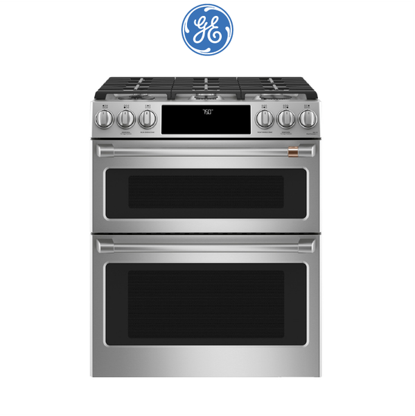 GE奇異 CGS750P2MS1 Café™30吋瓦斯型智慧六口雙層爐連烤