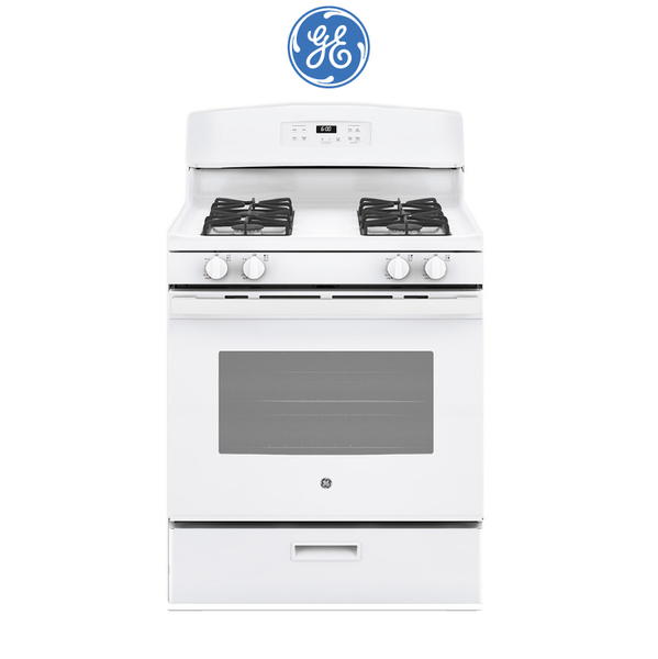 GE奇異 JGBS60DEKWW 30吋瓦斯型四口單層爐連烤