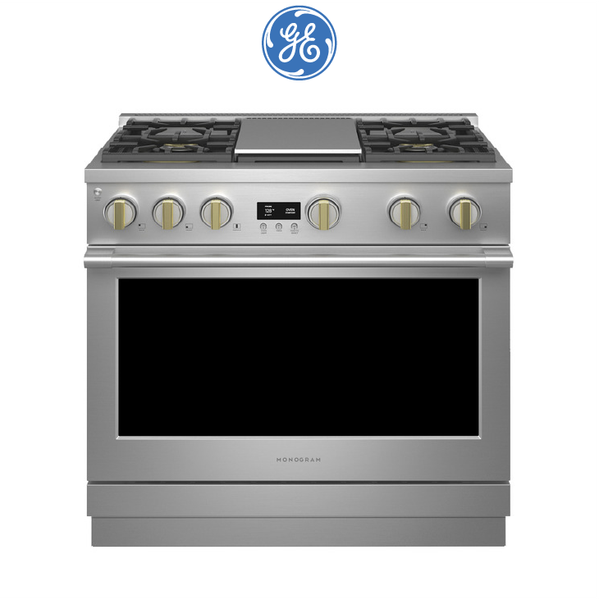 GE奇異 ZGP364NDTSS Monogram® 36吋瓦斯型四口單層爐連烤