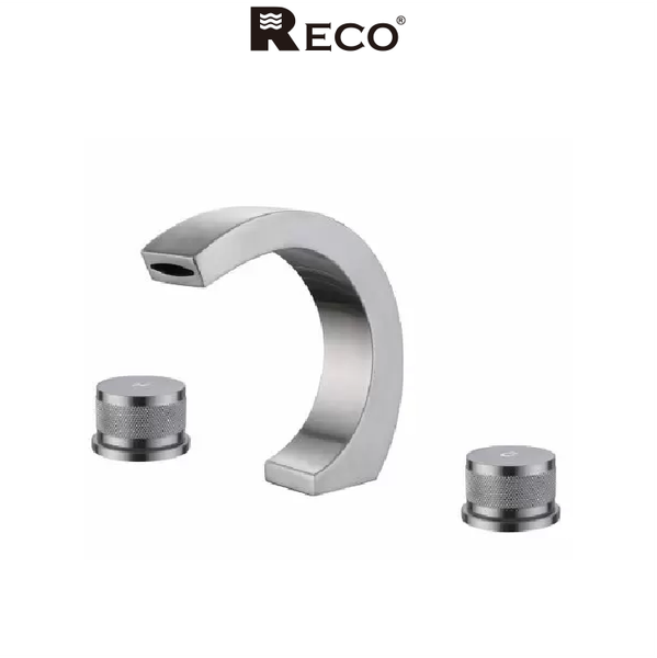 RECO 110205-B  CARON 浴缸三件套不銹鋼龍頭 毛絲