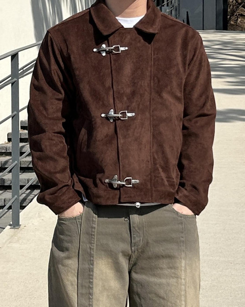 Utility Boxy Jacket Metal Buckle Fastening