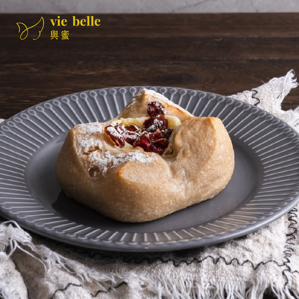 蔓越莓乳酪全麥酸種麵包(一袋2入， 共2袋)