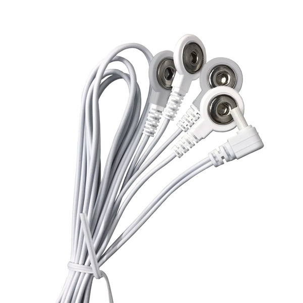UGYM 歐規扣式 1 to 4 傳導線 (白)