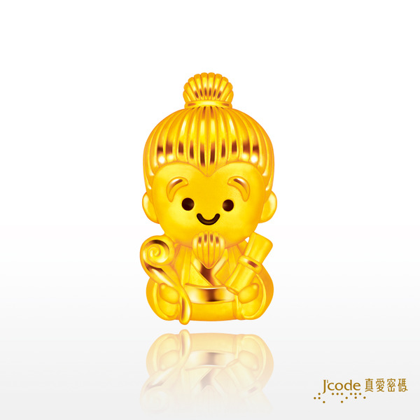 Jcode 真愛密碼 黃金立體擺件 霞海城隍廟 霞海月老 黃金擺件 金重:1.33錢