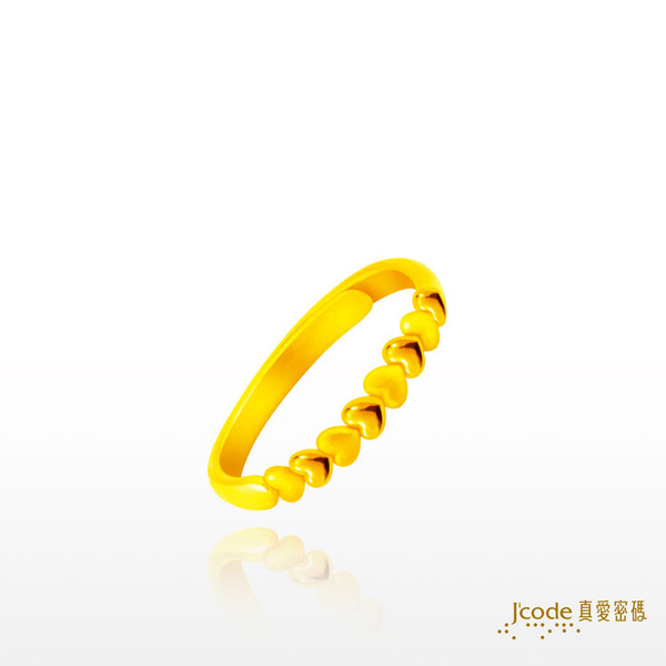 Jcode 真愛密碼 黃金戒指 七夕情人節 一圈動心 黃金戒指 金重:0.74錢