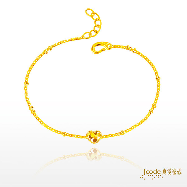 Jcode 真愛密碼 黃金手鍊 七夕情人節 寵愛你 黃金手鍊 金重:0.84錢