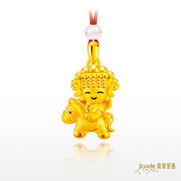 Jcode 真愛密碼 黃金墜子 白沙屯媽祖 馬上保庇媽祖 黃金墜子 金重:0.47錢