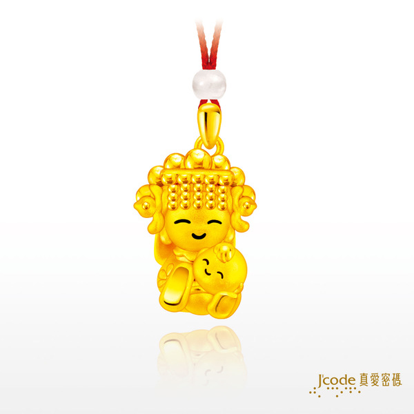 Jcode 真愛密碼 黃金墜子 白沙屯媽祖 媽祖ㄟ因仔 黃金墜子 金重:0.46錢
