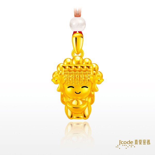 Jcode 真愛密碼 黃金墜子 白沙屯媽祖 元寶媽祖 黃金墜子 金重:0.55錢