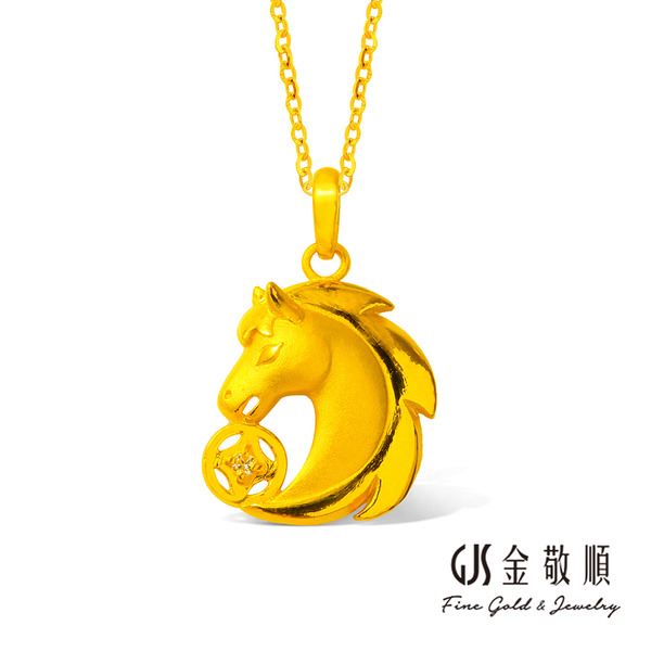 黃金墜子【馬上有錢】金重約1.07錢 黃金吊墜  GOLD