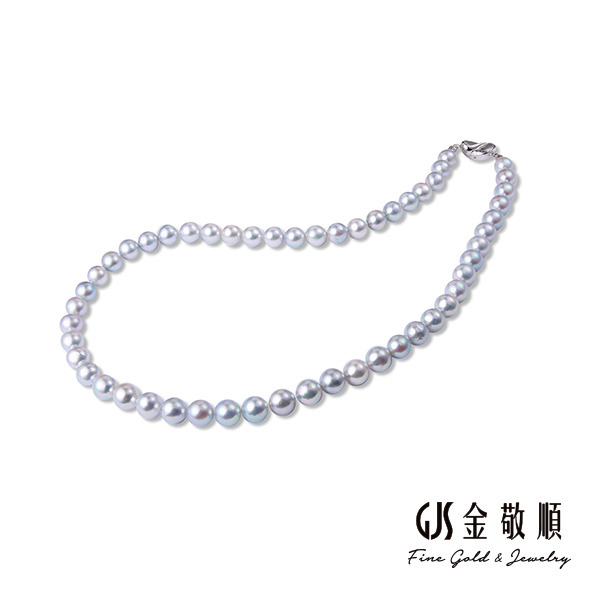 【珠寶】日本AKOYA珍珠項鍊-真多麻7.5-8.0MM