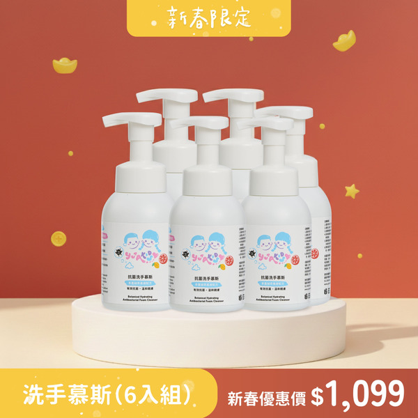 抗菌洗手慕斯（6入組）