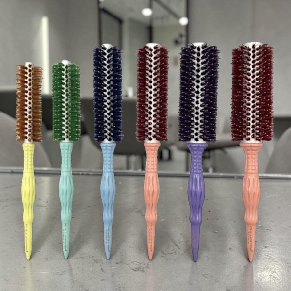 彩色鋁管導熱圓梳(負離子抗靜電版)