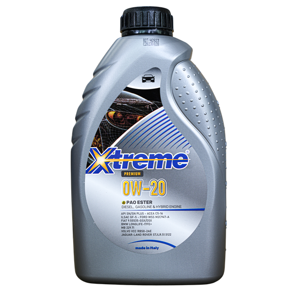 【義大利 X-TREME】 黑罐 酯類運動版 0W20 C5 ,福特947-A認證 機油