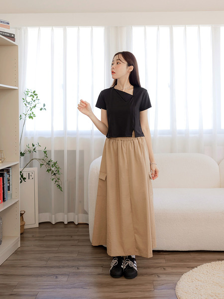 Cooling-Fibre Cropped Top