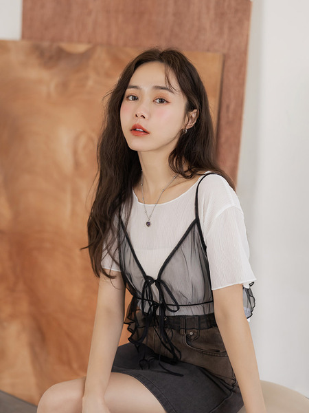 Textured Boat Neck Cropped Top