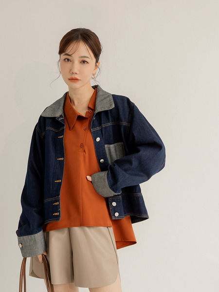 Asymmetrical Neckline Blouse