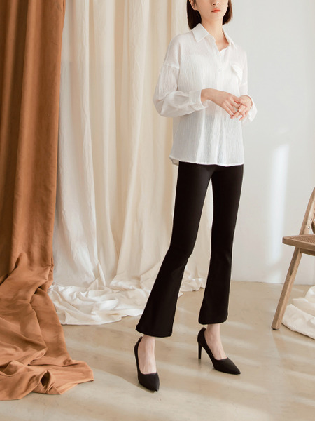 -5KG High-Waist Flare Trousers