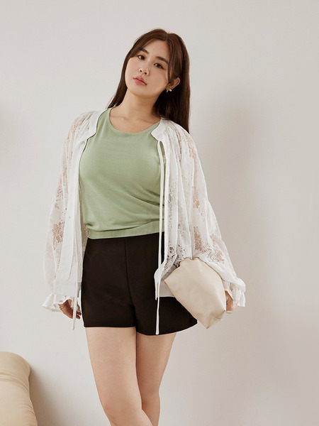 Cloud Bottoms: Elastic Waist Shorts